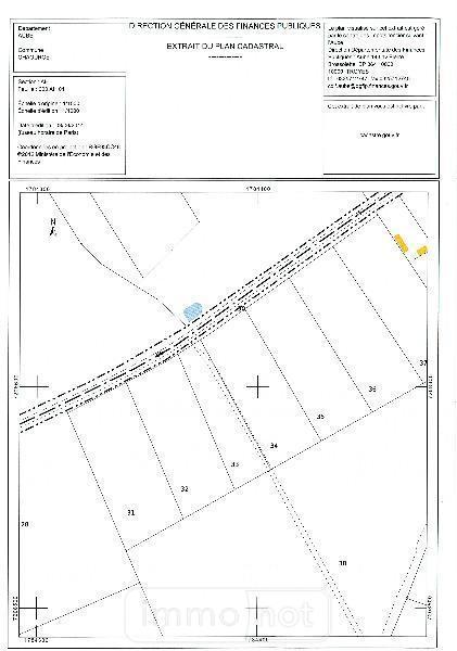Achat terrain a batir Chaource 10210 Aube 2013 m2 45600 euros Terrain a batir a vendre Chaource 10210 Aube 2013 m2 45600 euros