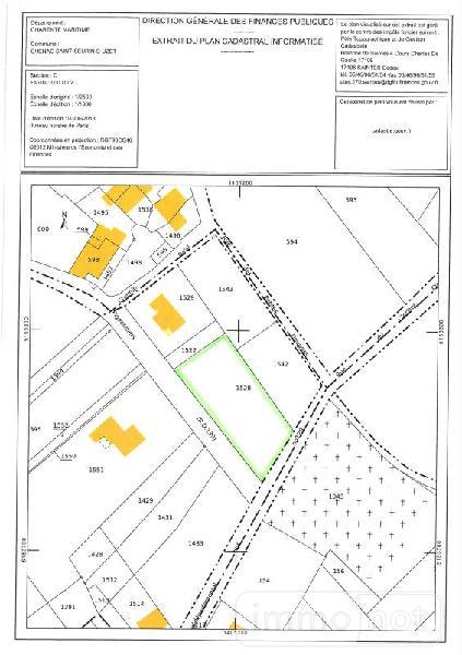 Achat terrain a batir Chenac-Saint-Seurin-d'Uzet 17120 Charente-Maritime 1306 m2 54922 euros Terrain a batir a vendre Chenac-Saint-Seurin-d'Uzet 17120 Charente-Maritime 1306 m2 54922 euros